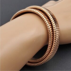 J. Crew Rose Gold Double Stretch Bracelet